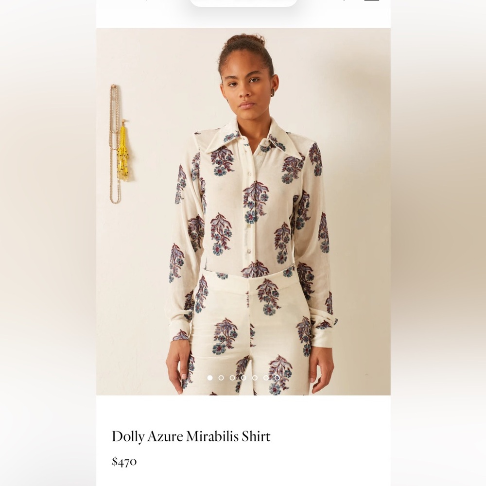 Alix Of Bohemia Dolly Azure Mirabilis Shirt